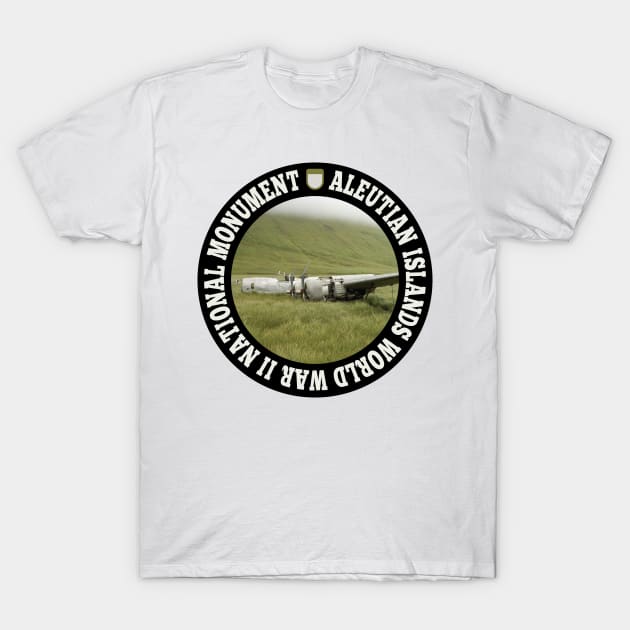 Aleutian Islands World War II National Monument circle T-Shirt by nylebuss